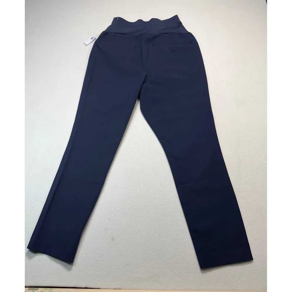 Old Navy Maternity Full Panel Straight Leg Navy Blue Dress Pants Size 14 NWT